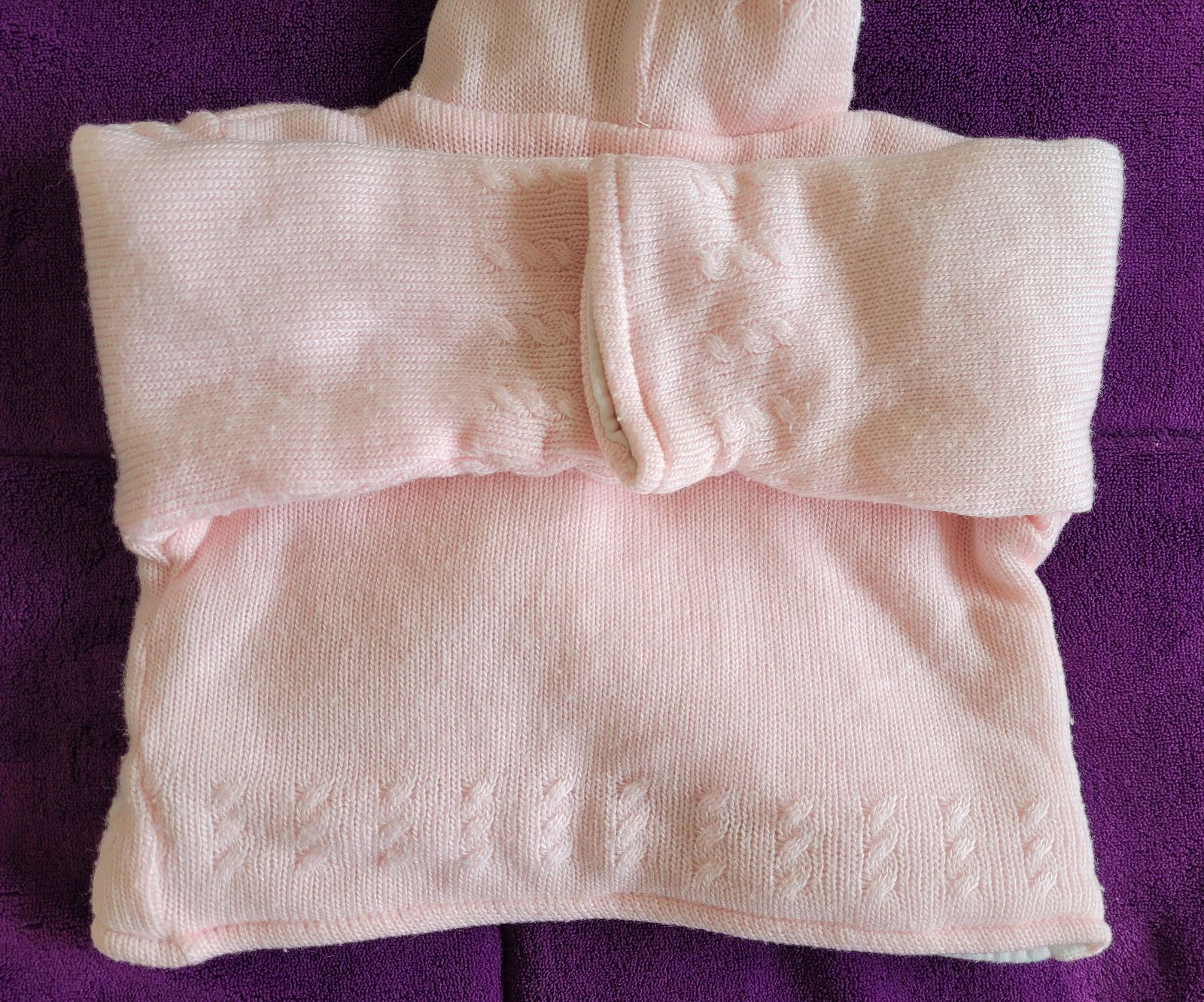 Casaco Malha, quente / Veste tricotée, tres chaude, 1-3meses/mois – photo 3